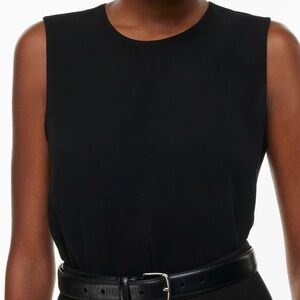 Aritzia Babaton Black Sleeveless Top